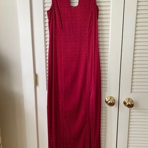 Vintage Nanette Lepore Asian inspired maxi dress